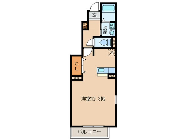 カルア千成の物件間取画像